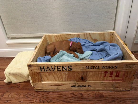 havens luxury metal sink crates