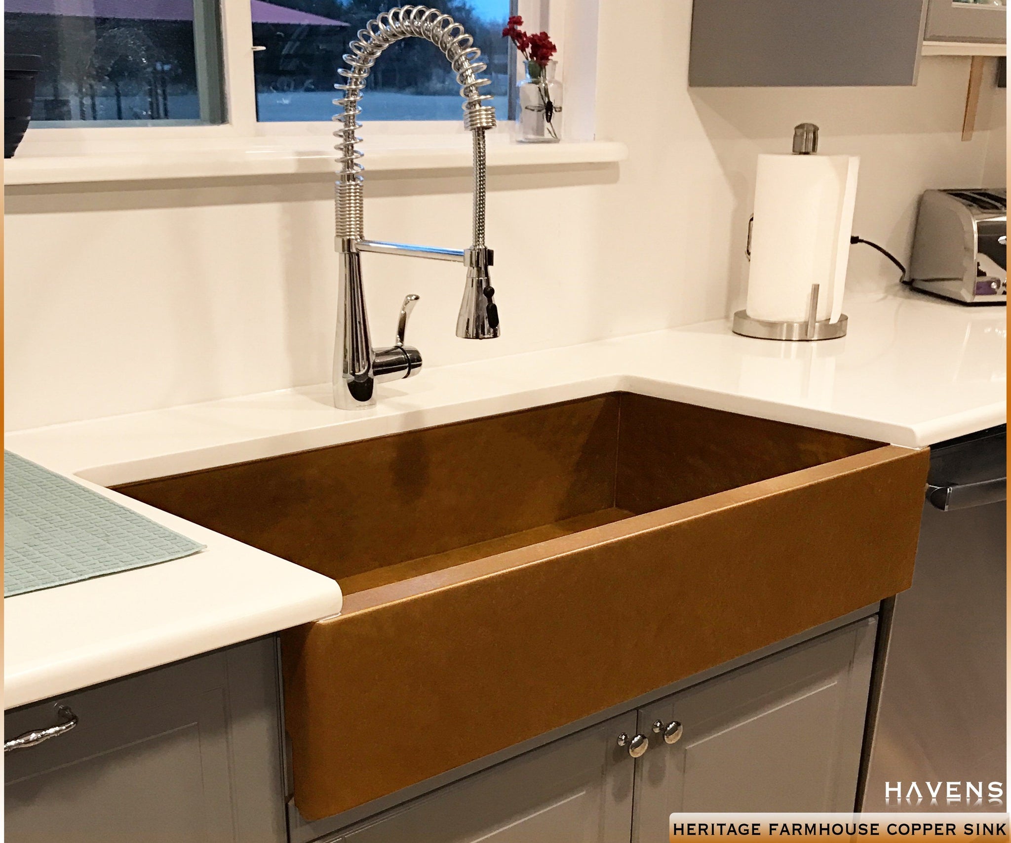 Heritage Farmhouse Sink Copper