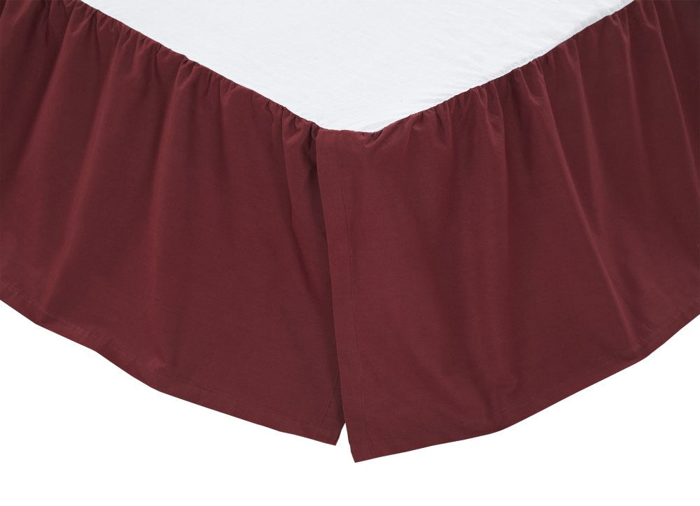 burgundy bandana bed set