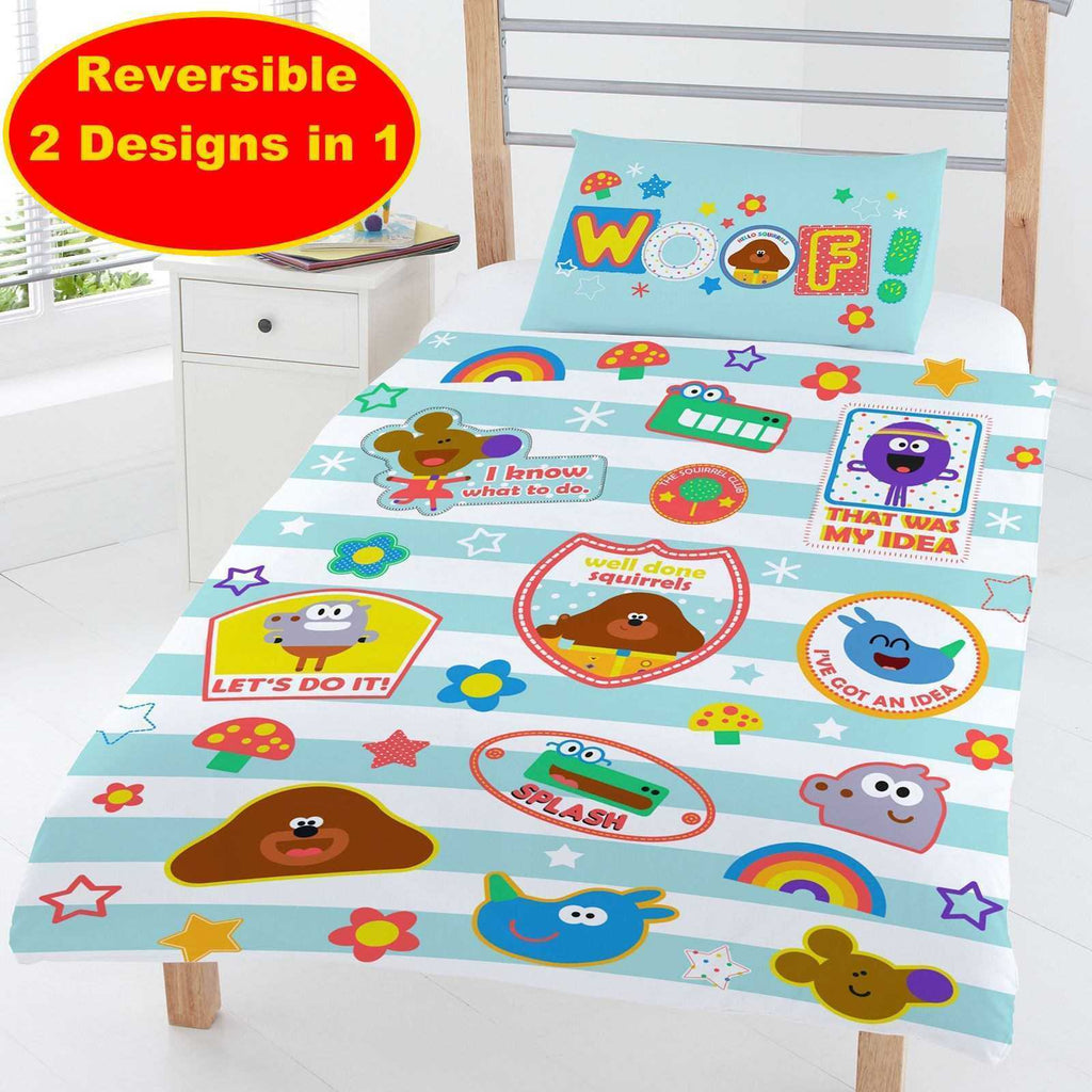 hey duggee cot bed set