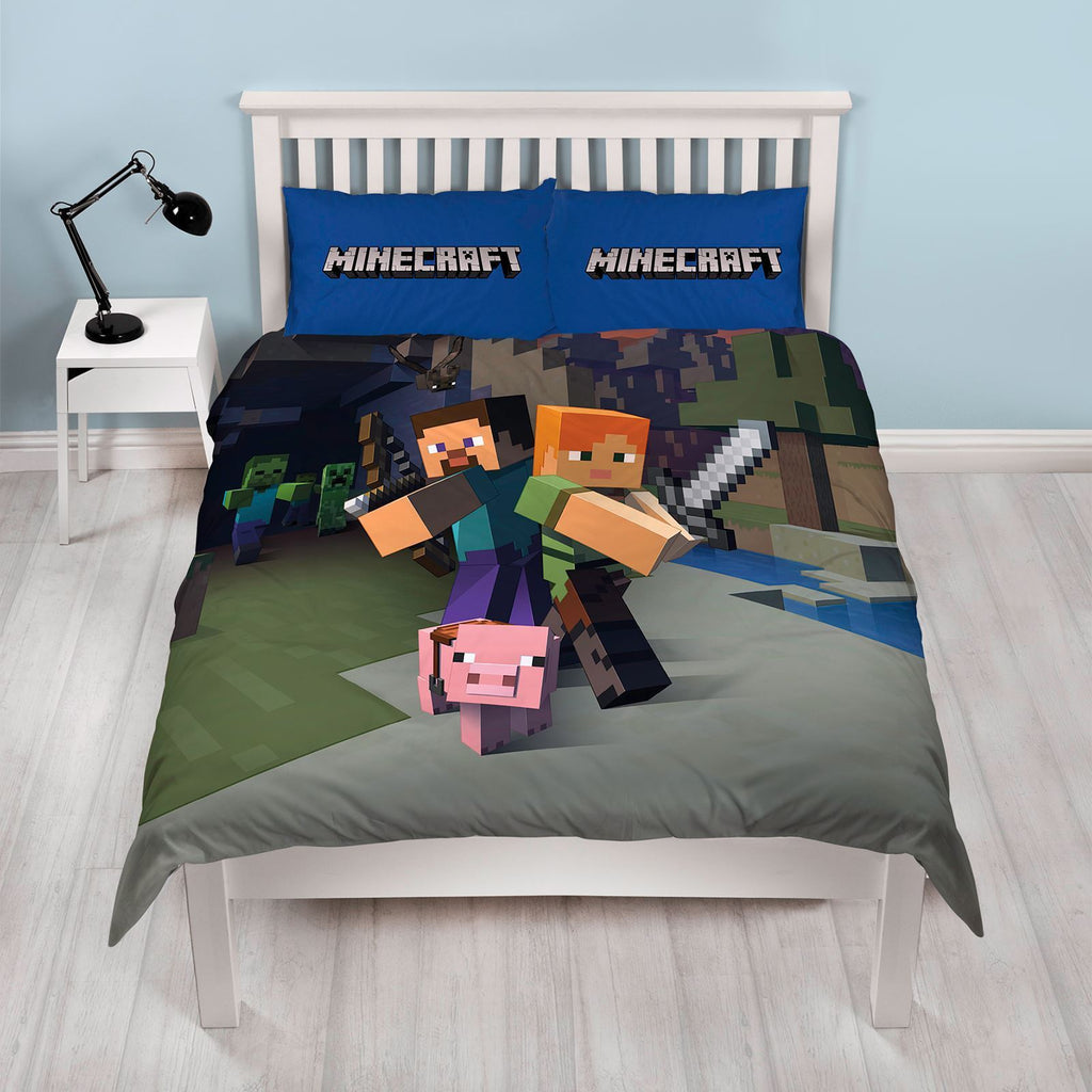 minecraft doona cover double