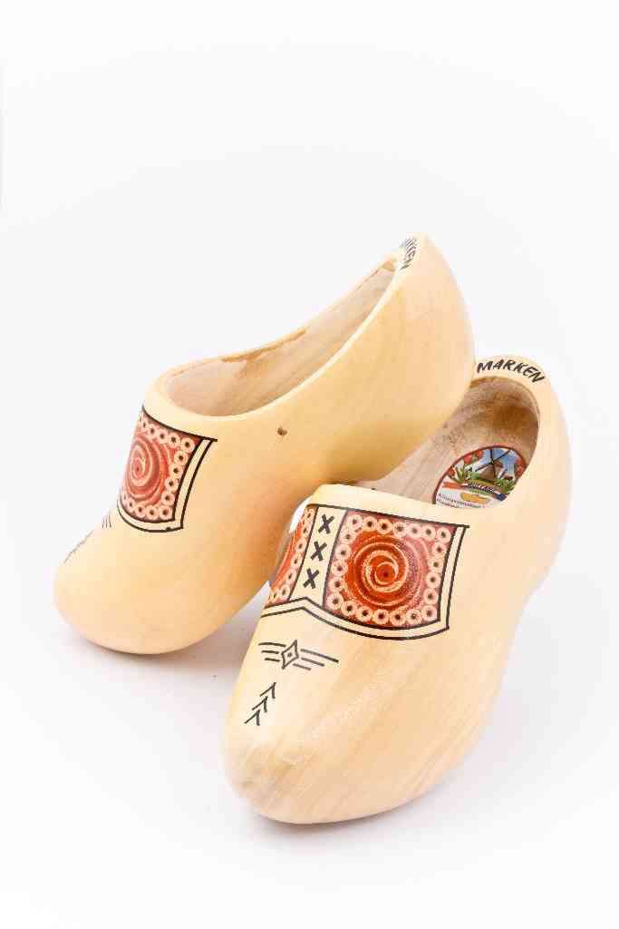 the wooden shoes