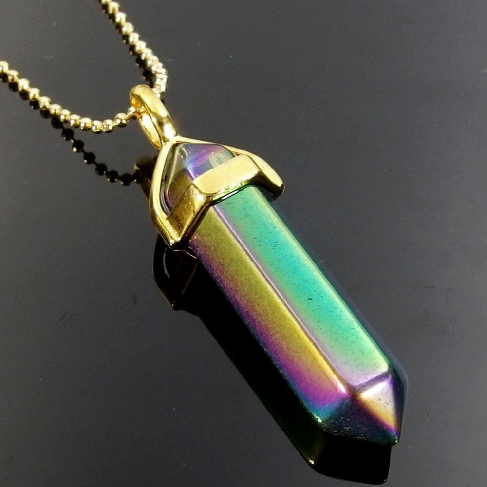 halo oval pendant