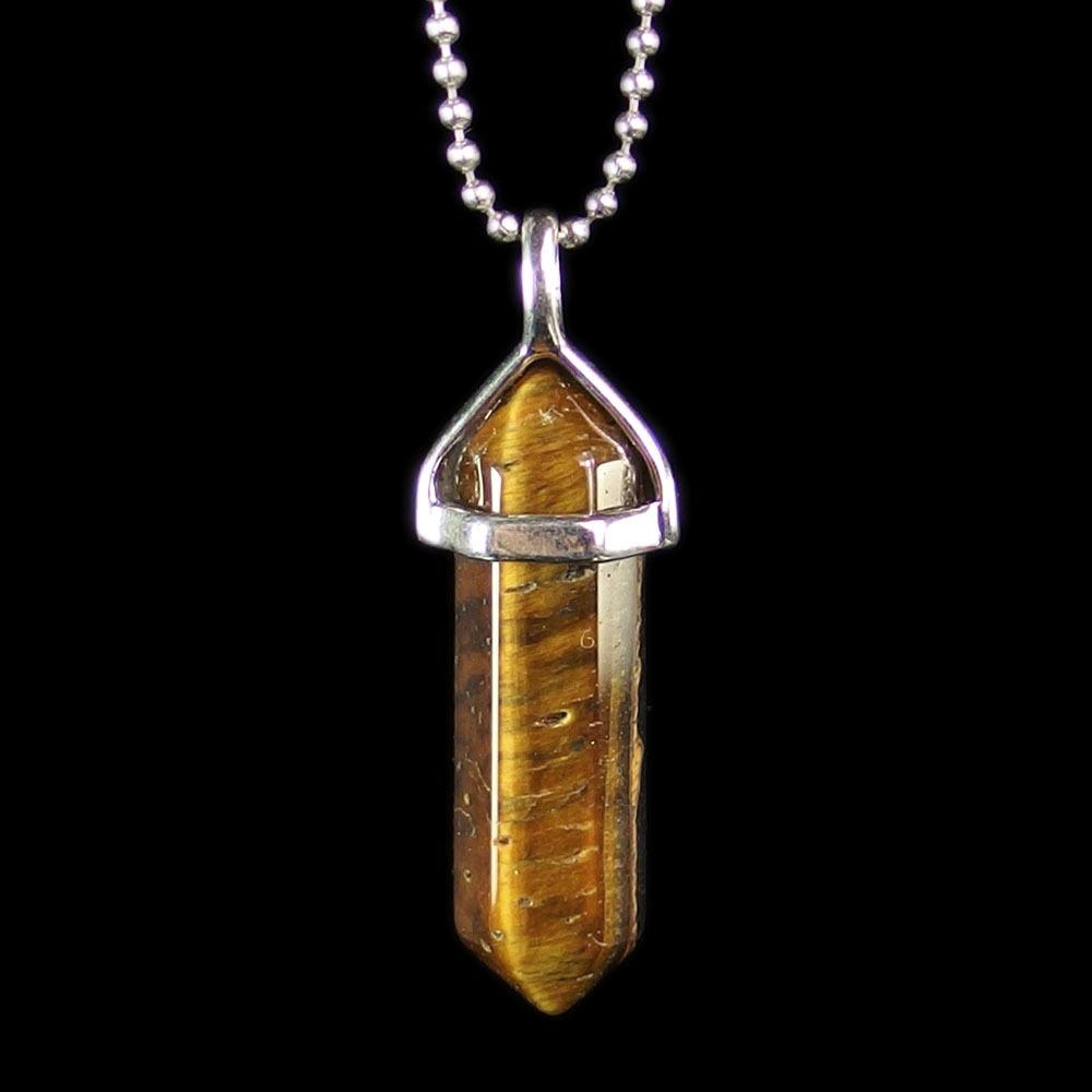 tiger eye stone pendant