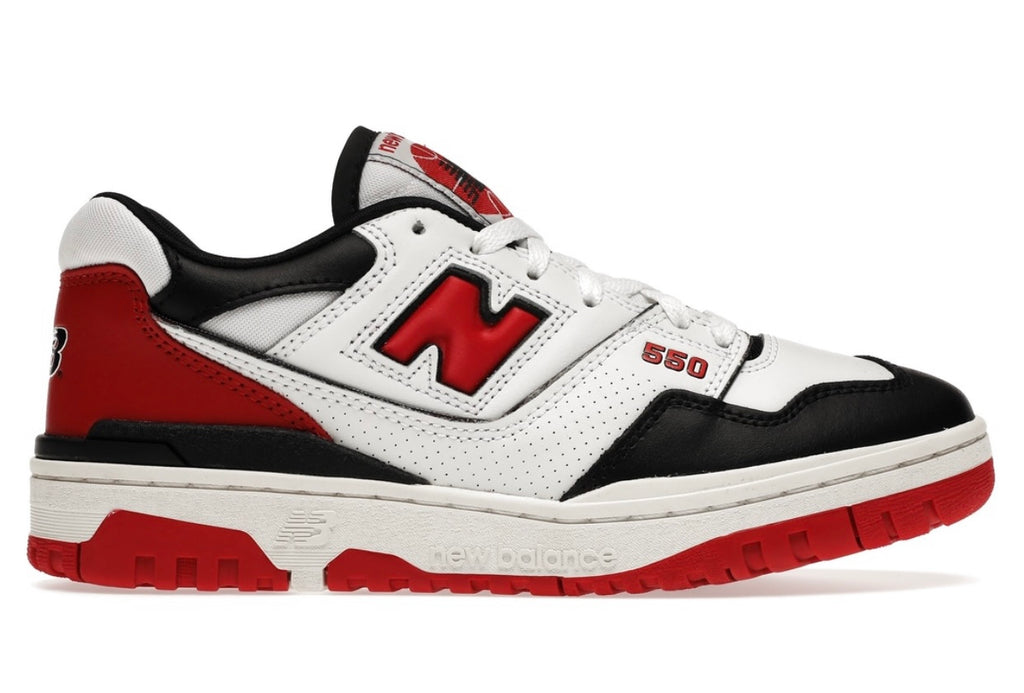 new balance 550 white red