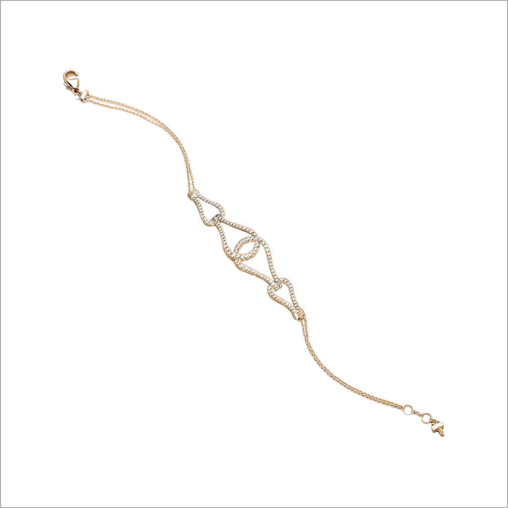 Fiamma 18K Gold & Diamond Bracelet