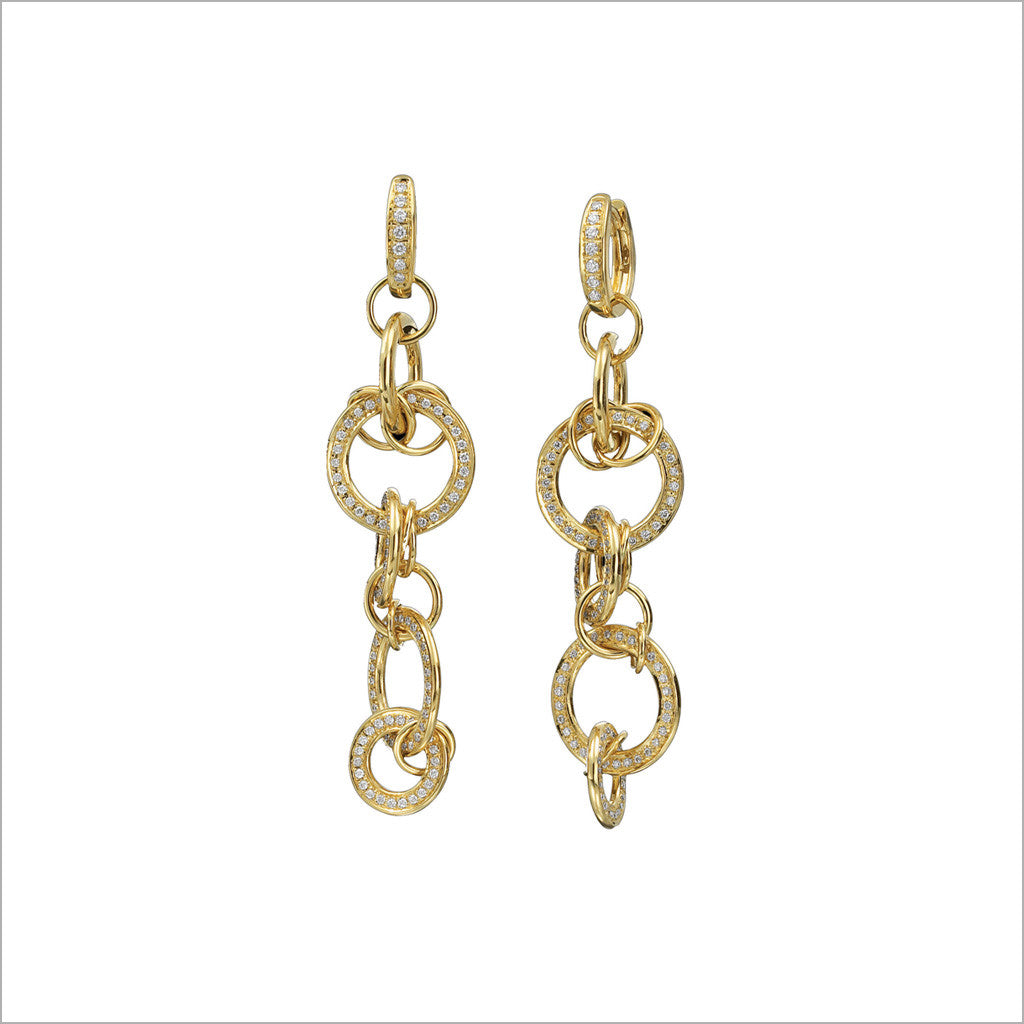 Tempia 18K Gold & Diamond Earrings