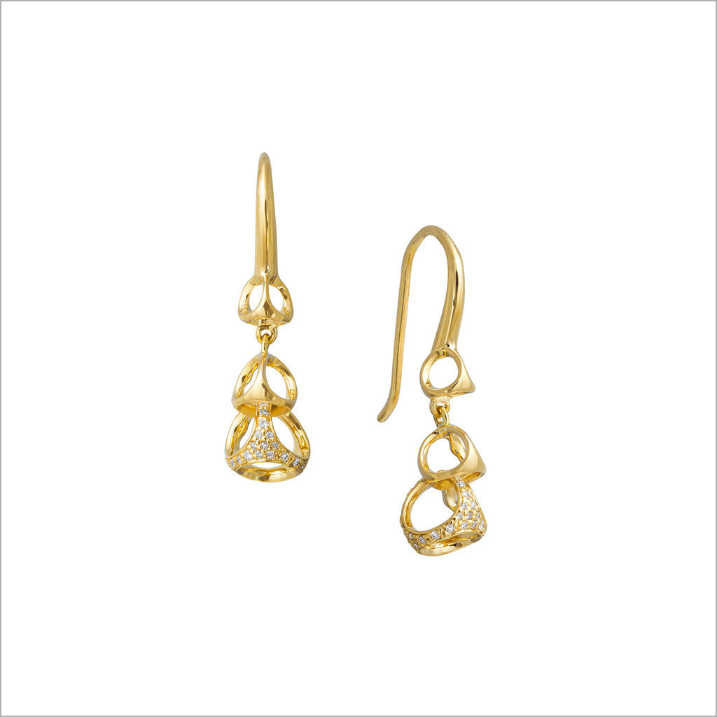 Linked By Love 18K Gold & Diamond Earrings