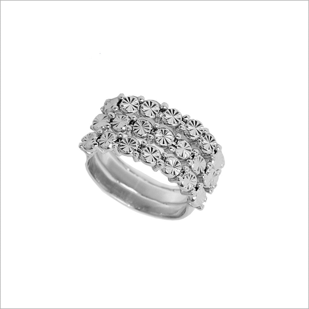 Diamanté Silver Ring | Diamanté | Di MODOLO