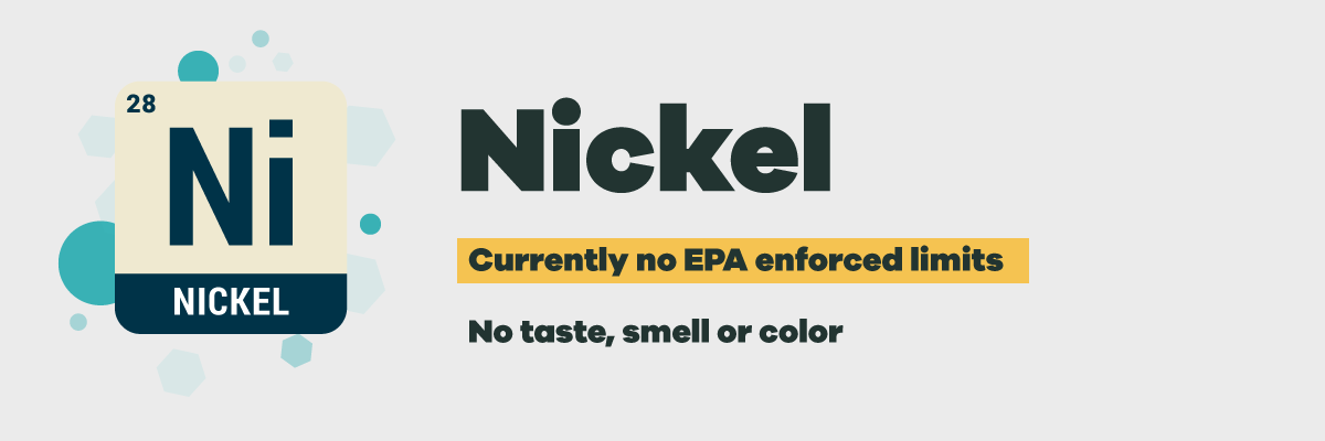 Nickel in tap water