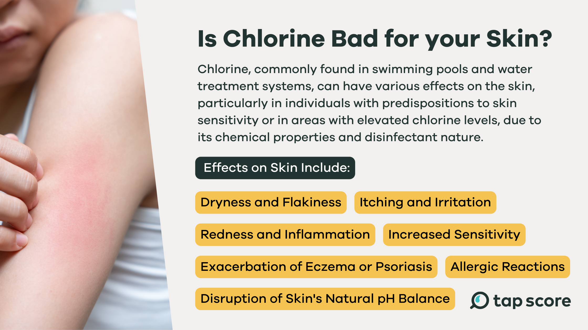 is chlorine bad for skin?