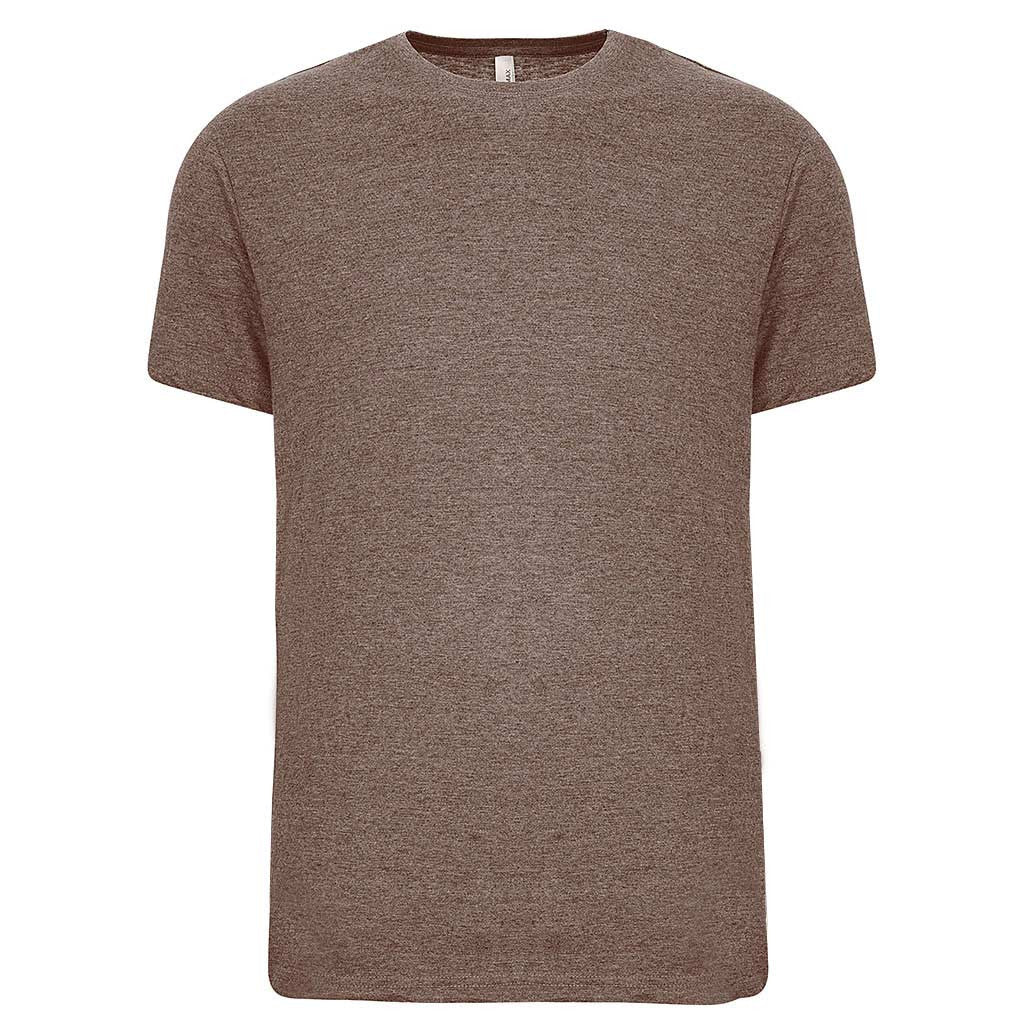 Download Mens Short Sleeve T-Shirt (HEATHER BROWN) - Teemax