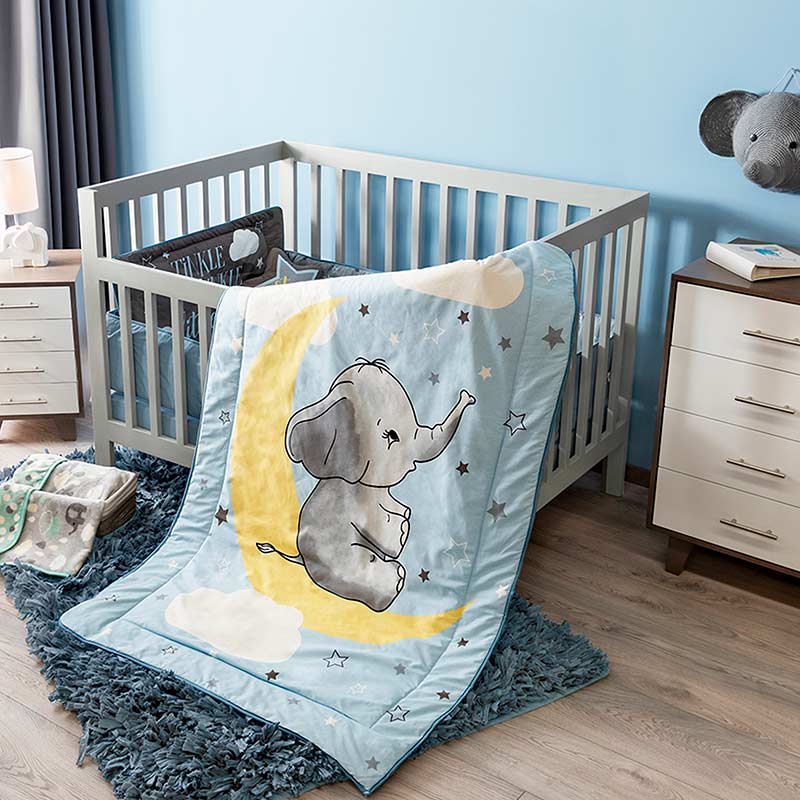 elephant crib set