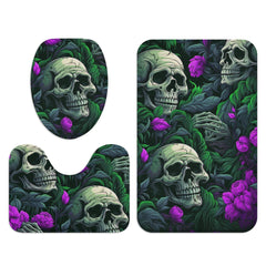 skull theme bathroom decor