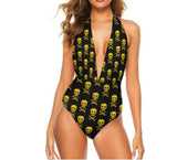 skull swimwear