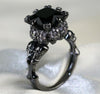 black skull ring