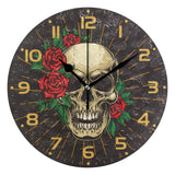 skull clock