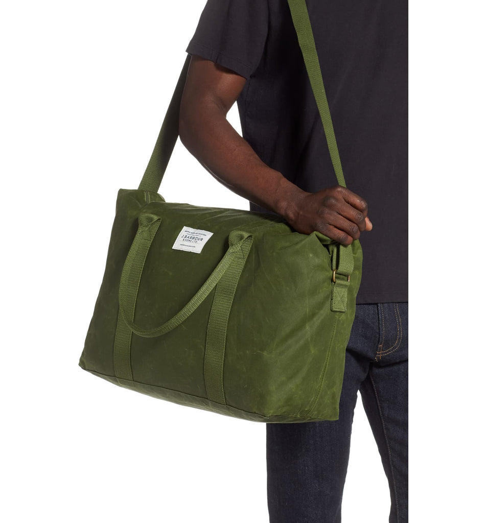 barbour eadan holdall olive