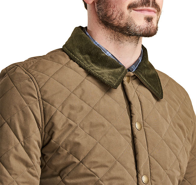 barbour brindle quilted jacket