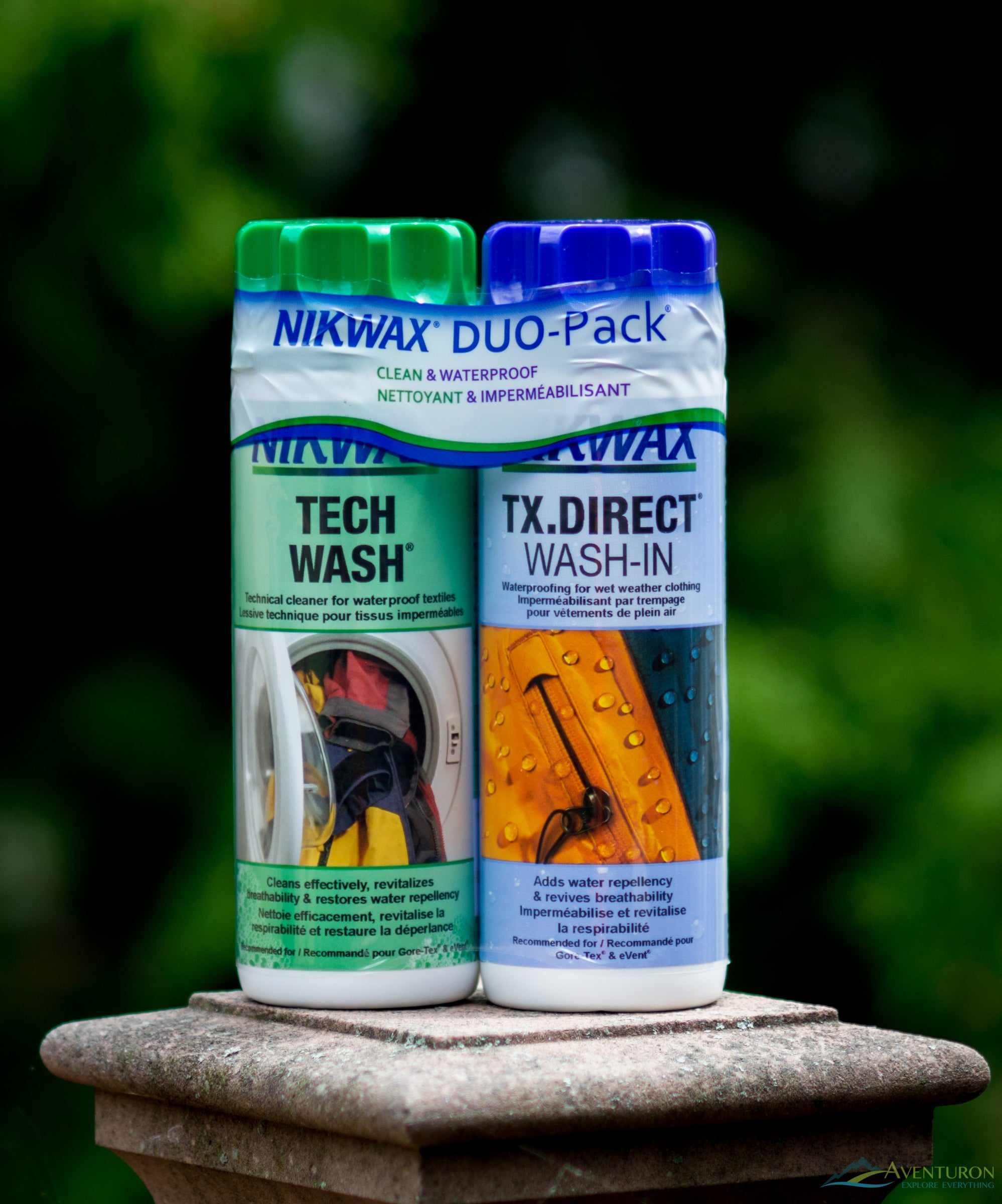 Nikwax Tech Wash & TX Direct 300ml Twin Pack Cleaning Waterproof Outdoor  Jacket