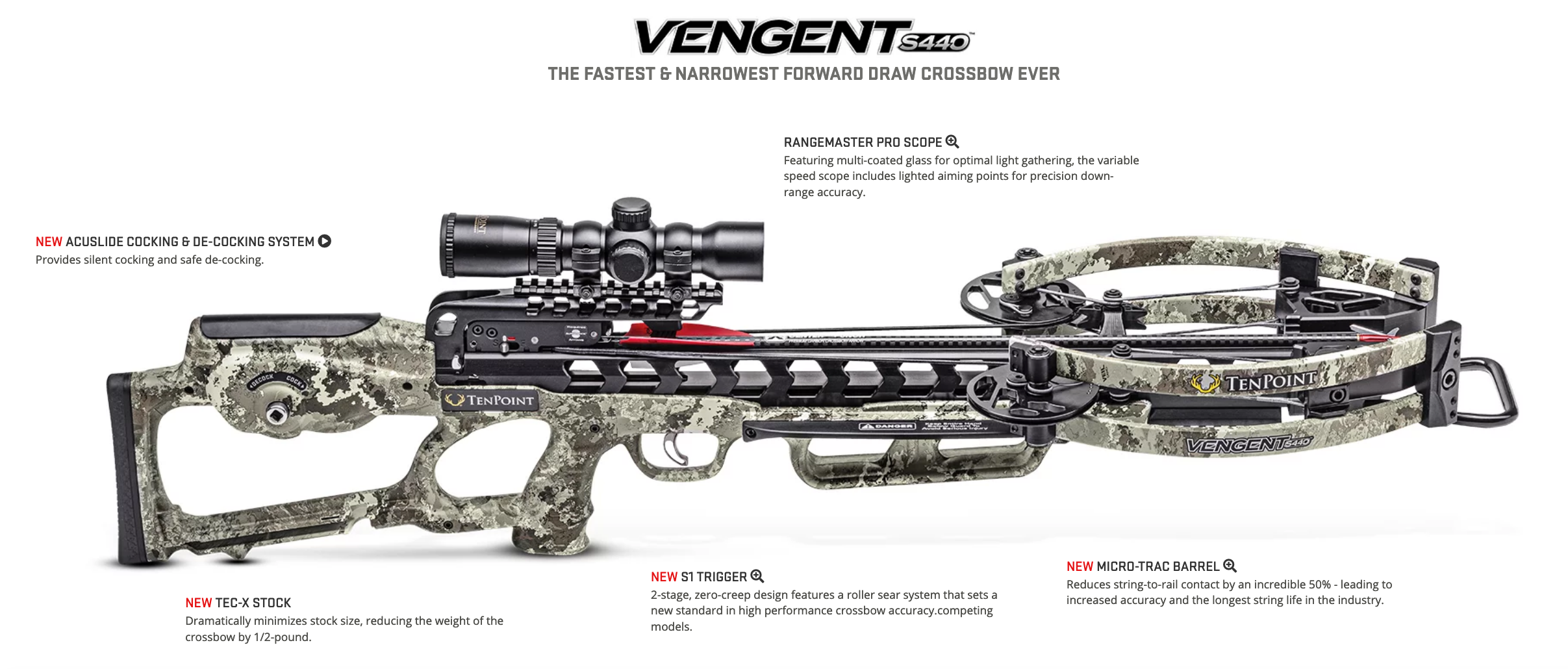 tenpoint crossbow vengent s440