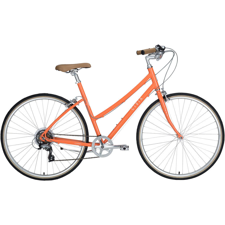 civia-lowry-7-speed-step-thru-bike-26-aluminum-orange-coconut-white-x-small