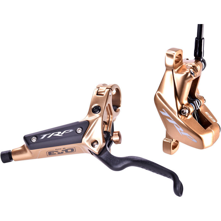 trp-dh-r-evo-hd-m845-disc-brake-and-lever-rear-hydraulic-post-mount-gold