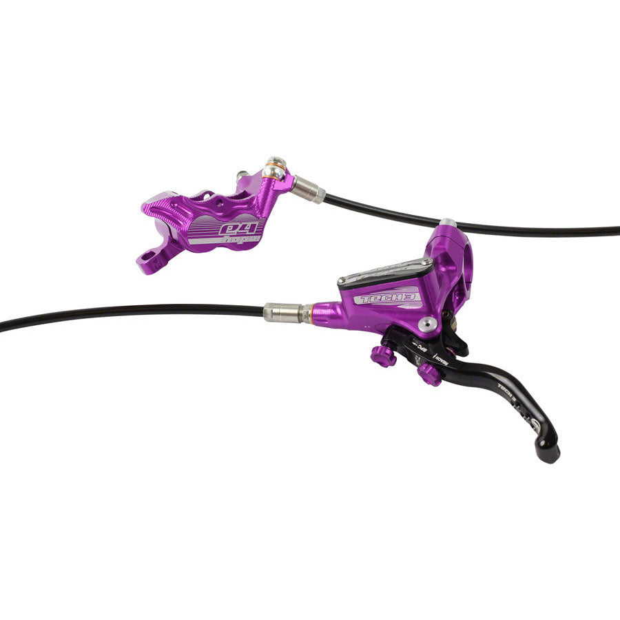 hope-tech-3-e4-disc-brake-and-lever-front-hydraulic-post-mount-purple