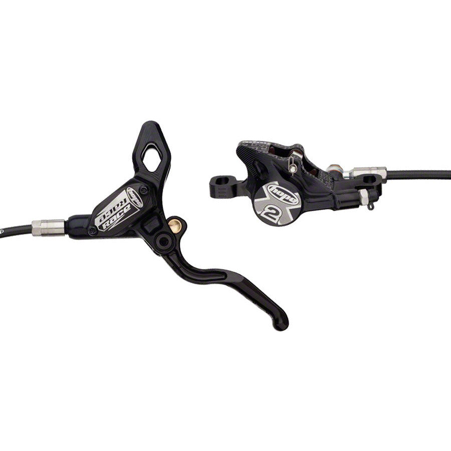 hope-race-evo-x2-disc-brake-and-lever-front-hydraulic-post-mount-black