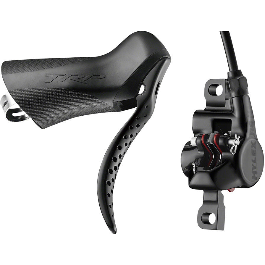 trp-hylex-rs-disc-brake-and-lever-rear-hydraulic-post-mount-drilled-lever-blade-black