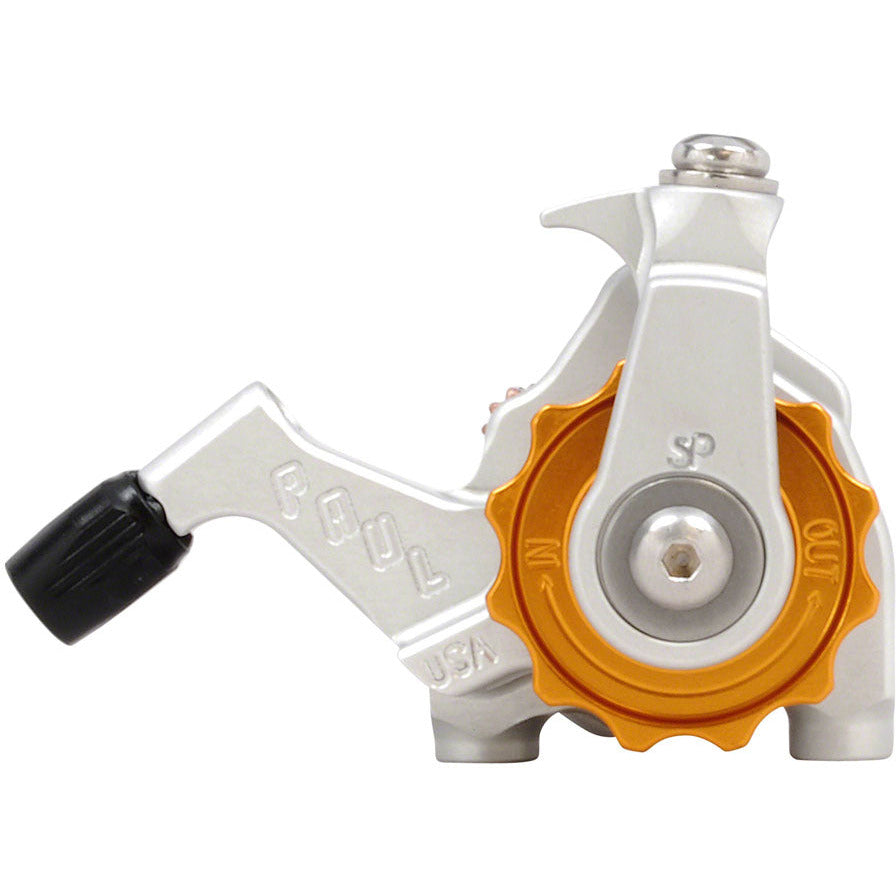paul-component-engineering-flat-mount-klamper-disc-caliper-road-short-pull-silver-with-orange-adjusters