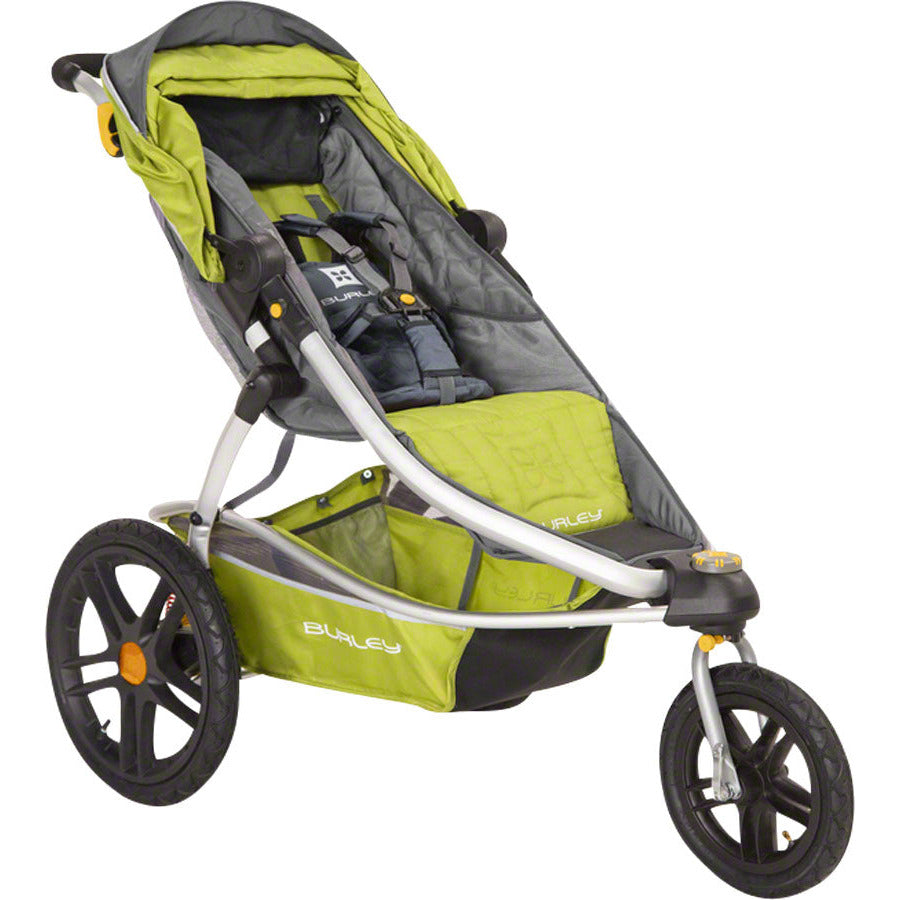 burley-solstice-stroller-green-and-gray