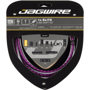 jagwire-1x-elite-link-shift-cable-kit-sram-shimano-with-polished-ultra-slick-cable-ltd-purple