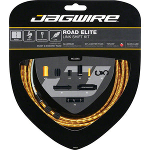 jagwire-road-elite-link-shift-cable-kit-gold