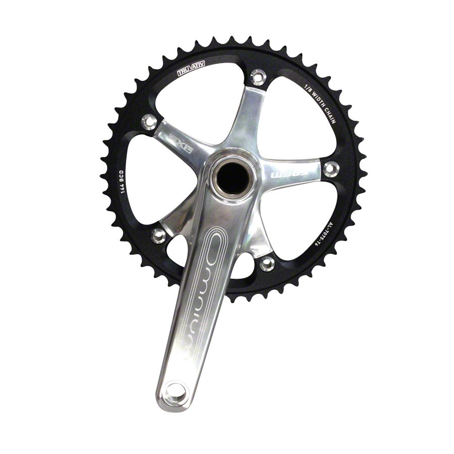 SRAM Omnium 165mm Track Crankset Silver Arms 48T Black Chainring, Includes  GXP Bottom Bracket