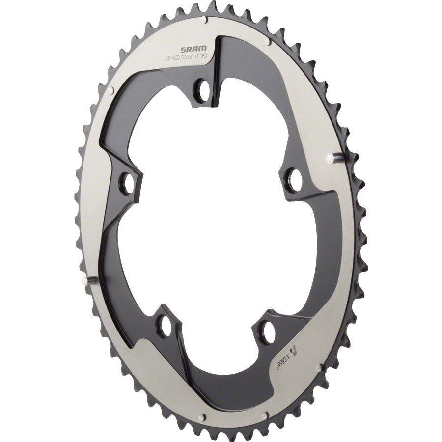 sram-red-22-53t-130mm-bcd-yaw-chainring-gray-for-hidden-or-non-hidden-bolt-use-with-39t