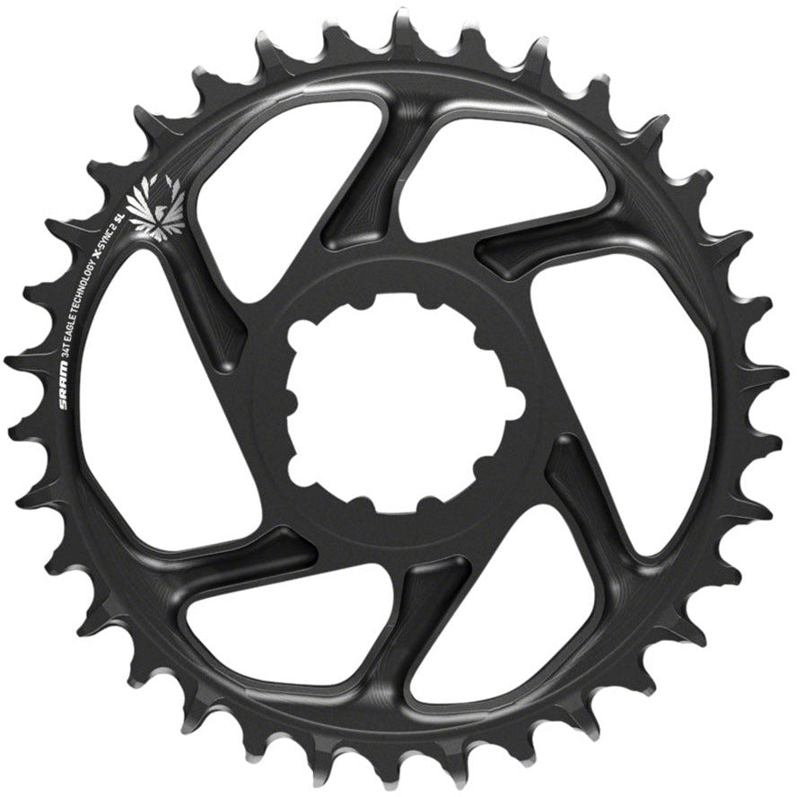 sram-x-sync-2-eagle-sl-direct-mount-chainring-34t-6mm-offset-black-with-gray-logo