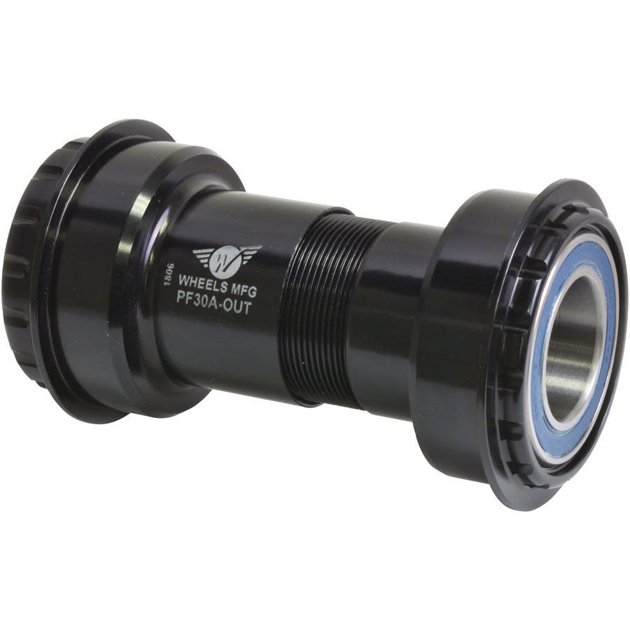 wheels-manufacturing-pf30a-outboard-bottom-bracket-for-22-24mm-cranks-sram-with-angular-contact-bearings-black