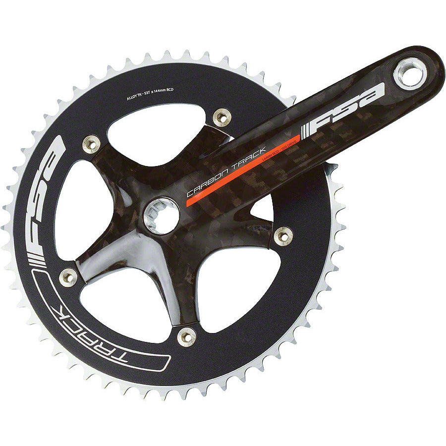 fsa-carbon-track-165mm-49t-isis-crankset-144bcd-bottom-bracket-not-included