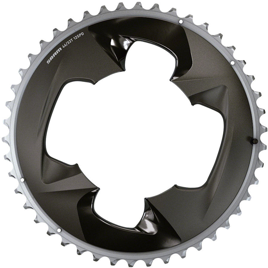 sram-force-2x12-speed-outer-chainring-46t-107-bcd-4-bolt-polar-grey-for-use-with-33t-inner