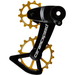 ceramicspeed-ospw-x-oversized-pulley-wheel-system-for-sram-eagle-mechanical-coated-alloy-pulley-carbon-cage-gold