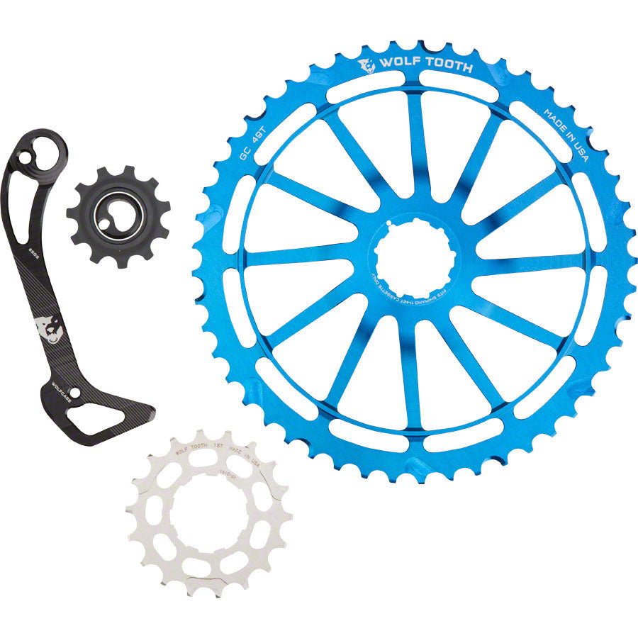 wolf-tooth-wolfcage-combo-pack-includes-49t-cog-18t-cog-sgs-adaptor-cage-for-xt8000-blue