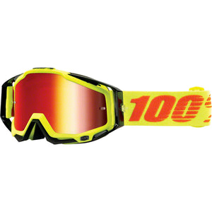 100-racecraft-goggle-neon-attack-with-mirror-red-lens-spare-clear-lens-included