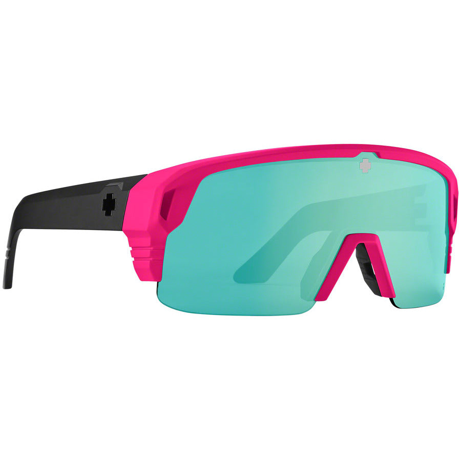 spy-monolith-50-50-sunglasses-matte-neon-pink-happy-bronze-with-light-green-spectra-mirror-lenses