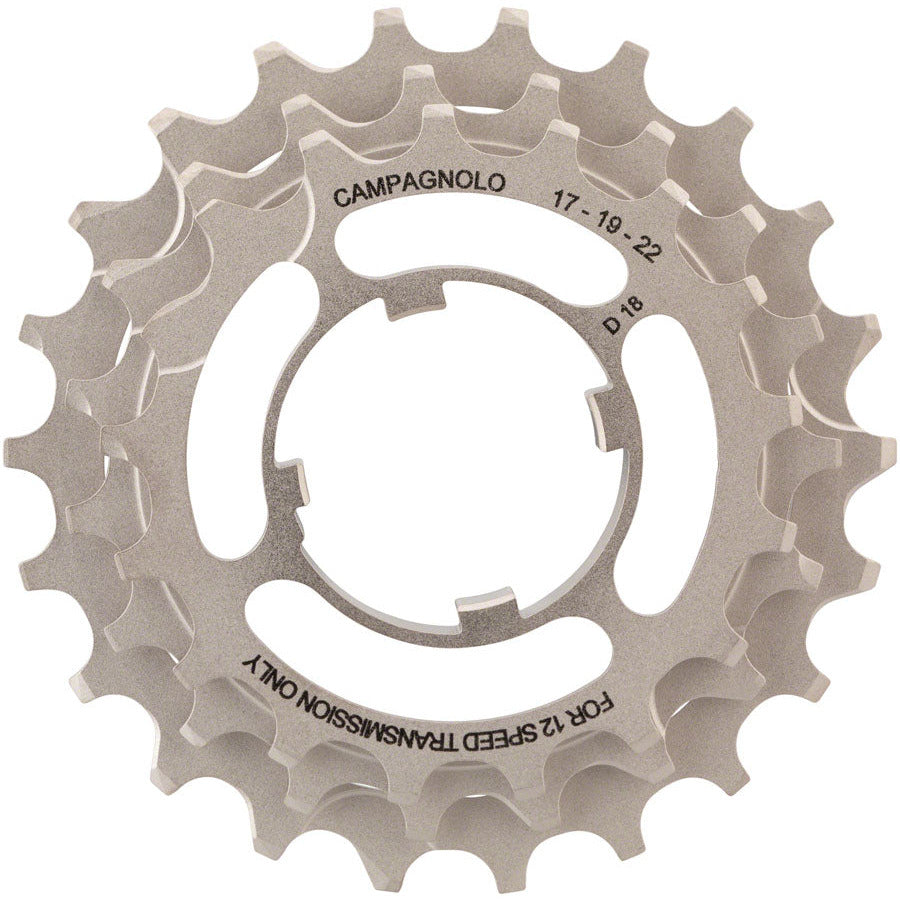 Campagnolo 12-Speed 17, 19, Sprocket Carrier Assembly 11-32 Cas Aventuron