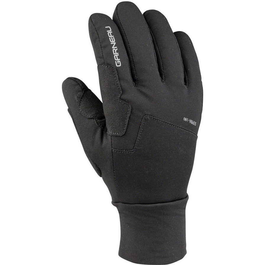 garneau-supra-180-glove-black-full-finger-womens-large