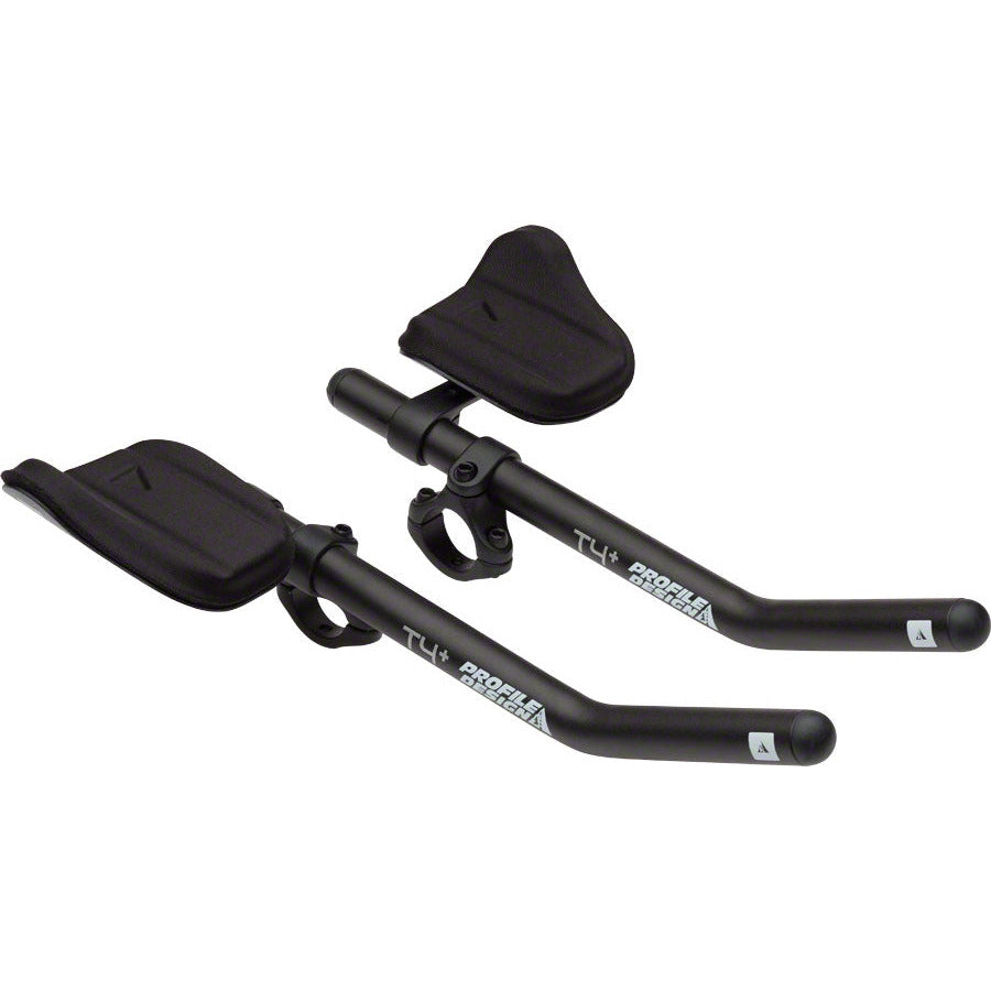 profile-design-t4-plus-shallow-ski-bend-aluminum-aerobar-with-j2-bracket-and-f-19-armrest-black