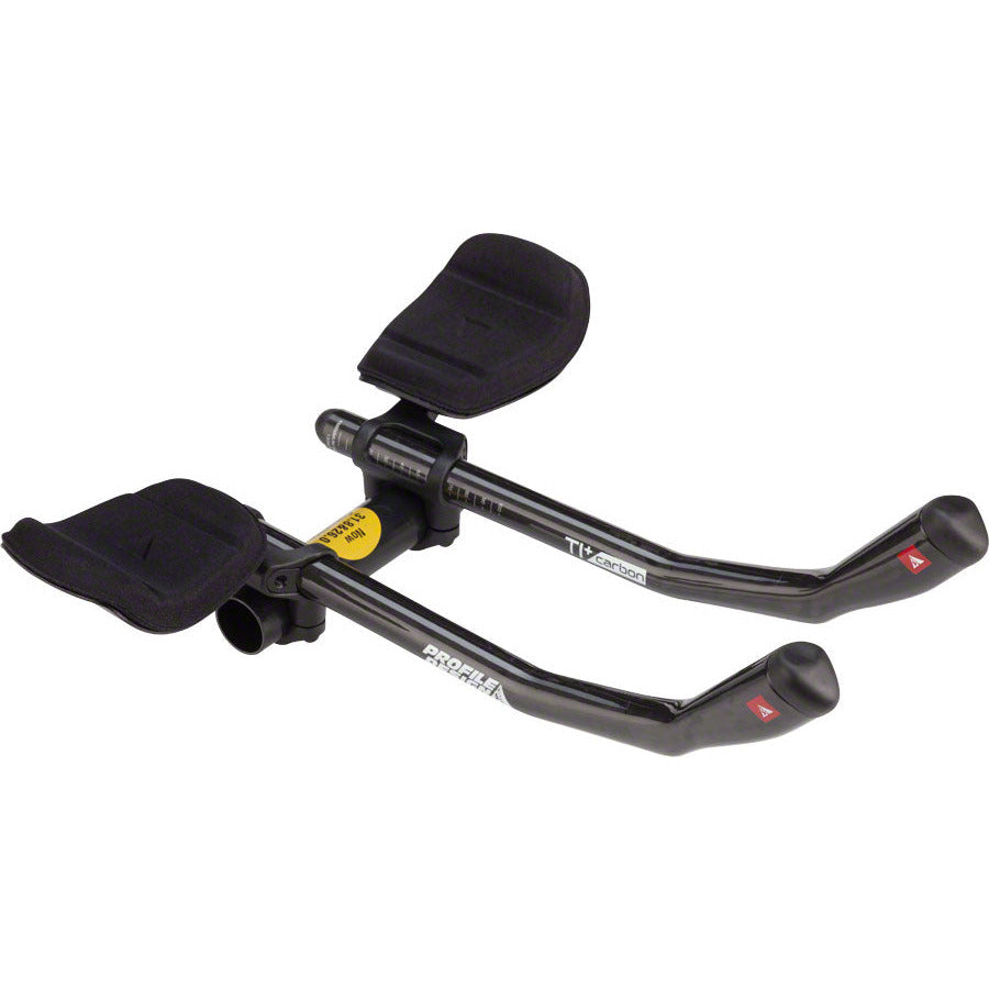 profile-design-t1-plus-double-ski-bend-carbon-aerobar-with-j4-bracket-and-f-35-armrest-black