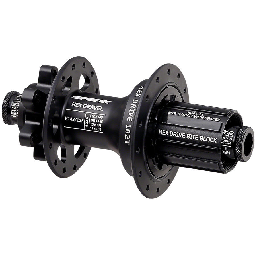 spank-hex-gravel-rear-hub-qr-135-12-x-142mm-6-bolt-hg-11-road-black-28h