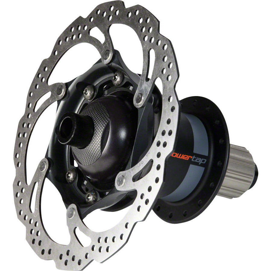 powertap-g3-powerdisc-hub-142mm-thru-axle-135mm-qr-32-hole-hub-with-rotor-disc-black-silver
